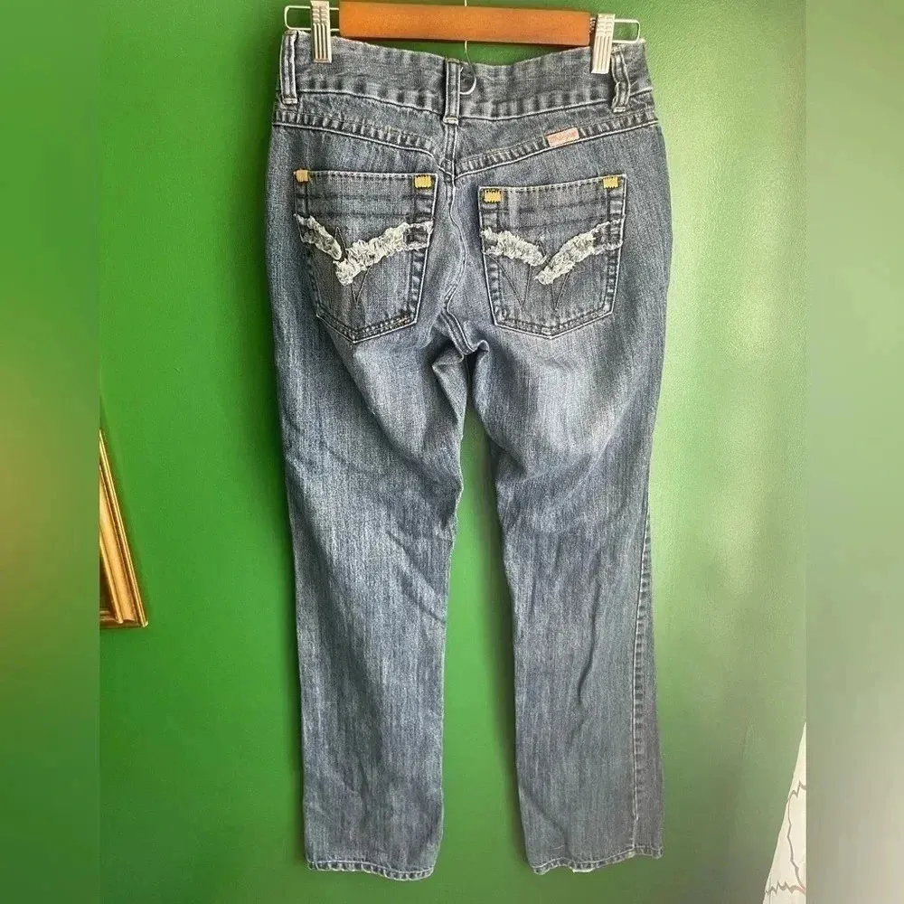 CLEARANCE!!! Wrangler Premium patch Low Rise Jeans Size 3 EUC!‎ - Image 7