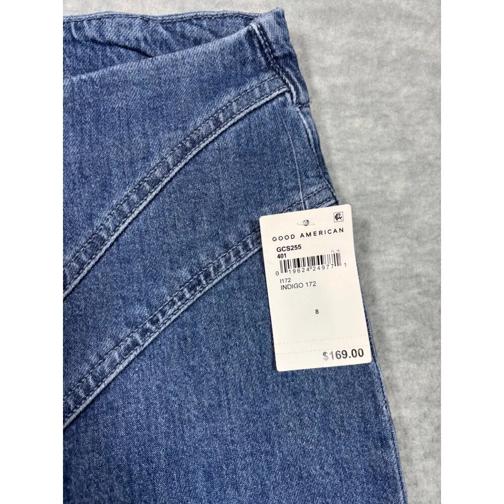 Good American Women's High Waisted Zip Up Jeans Size 8/29 Corset - Image 2