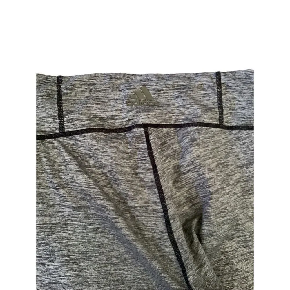 Adidas Leggings Sporty Athletic Athleisure Workout Sports Yoga School - Image 3