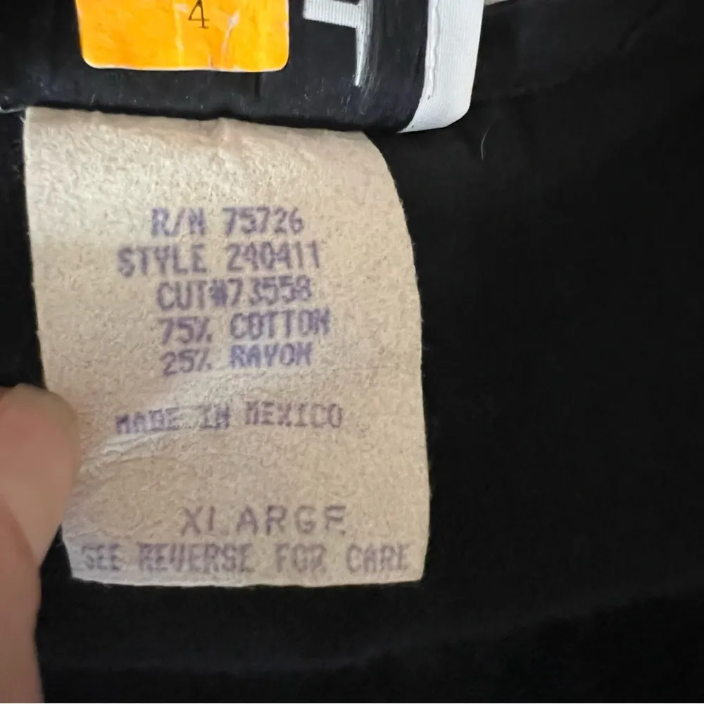 VTG 90s Teddi Black Patchwork Funky Retro Vest Button - Image 10