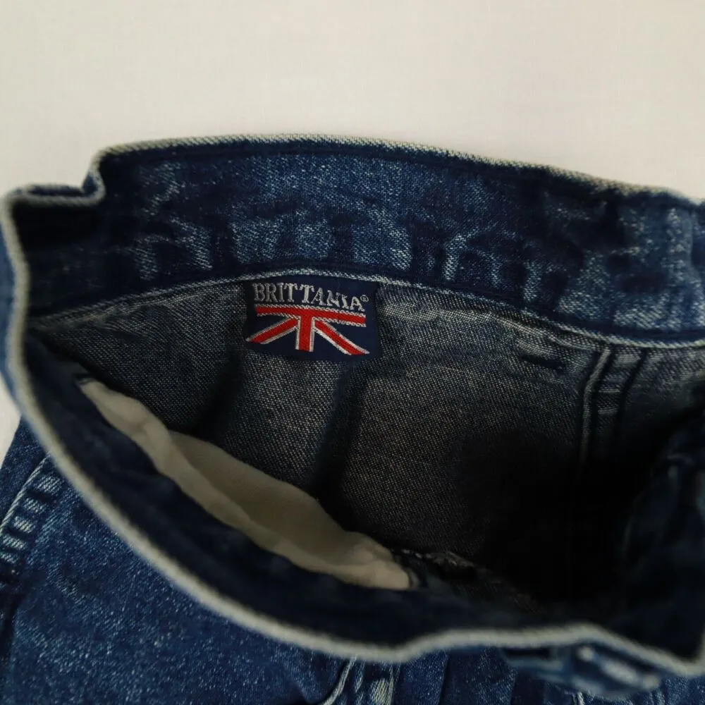 Vintage Women’s Brittania Tapered Leg 1980s High Waist Jeans size 9 style 5789 - Image 4