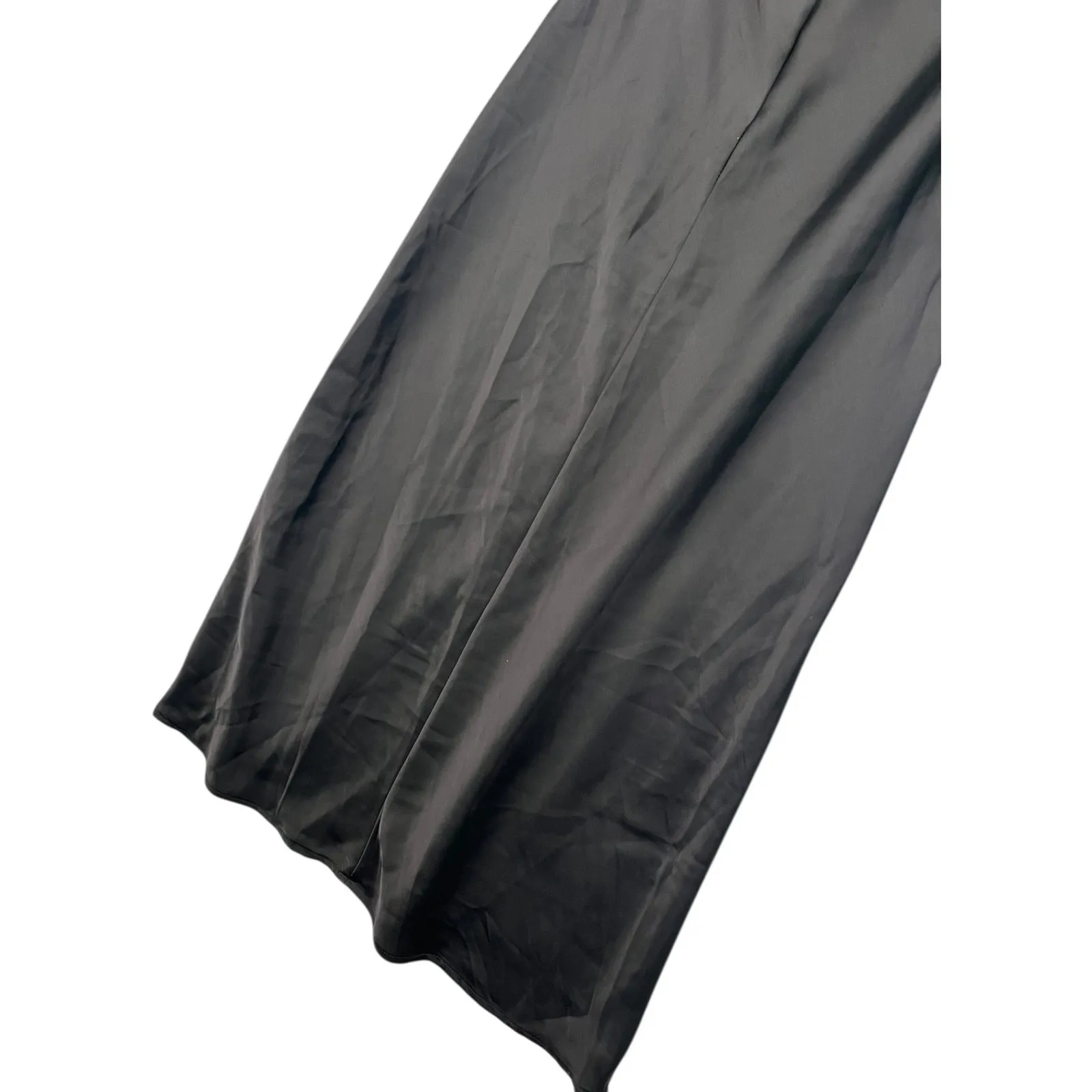 New Hello Molly Dress Womens Medium Black Maxi Evening Formal Elegant Prom Sexy - Image 8