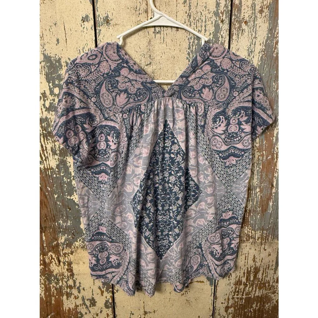 Lucky Brand Boho Blouse size Medium - Image 6
