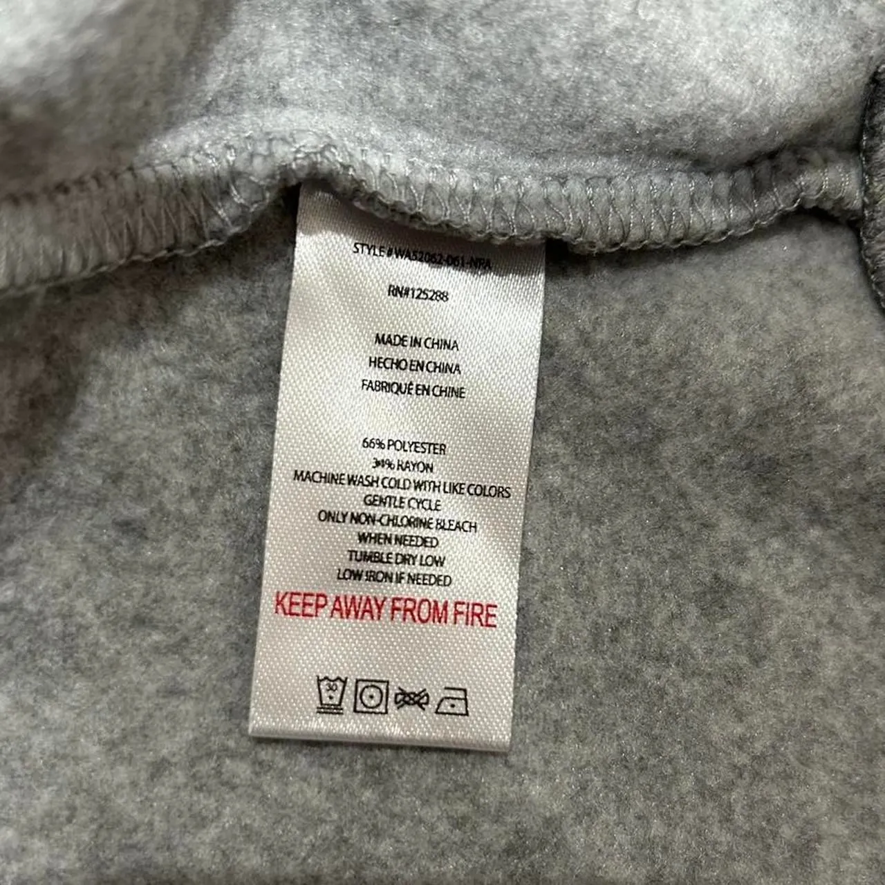 Rae Dunn  Gray "WINE DOWN" Sweatshirt - Image 5