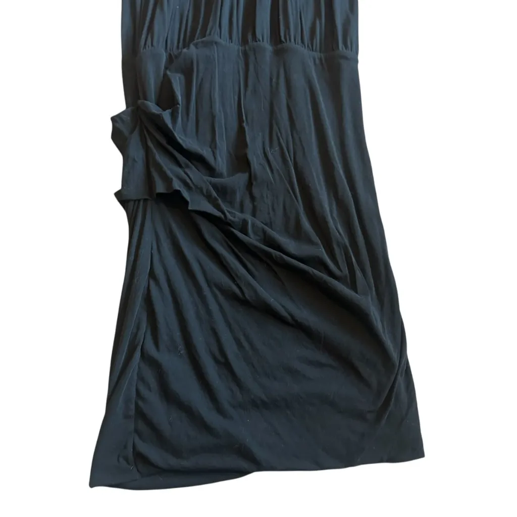 Standard James Perse Racerback Blouson Dress Black Sleeveless Size 3 Large NWT - Image 4