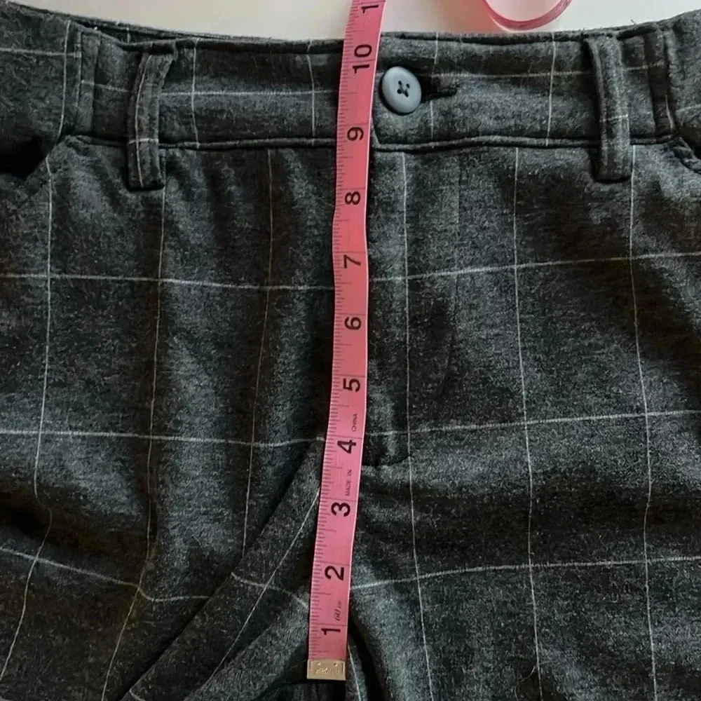 Imperfect straight leg pants size 8M pockets belt loops Lee Riders gray grey - Image 3