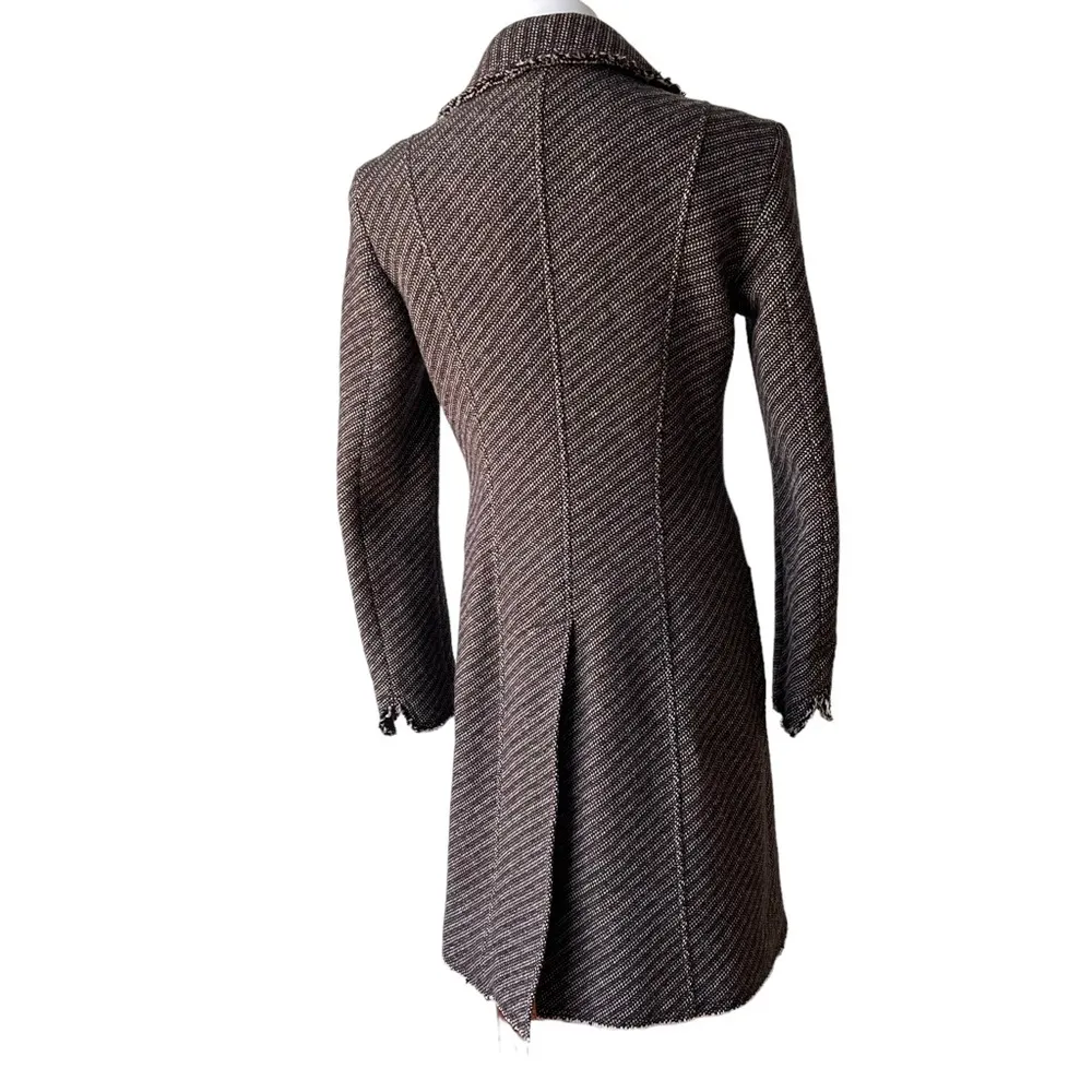 Max & Co. Trends Fitted Seamed Wool Blend Top Coat/Lady Coat, Rare Find - Image 6