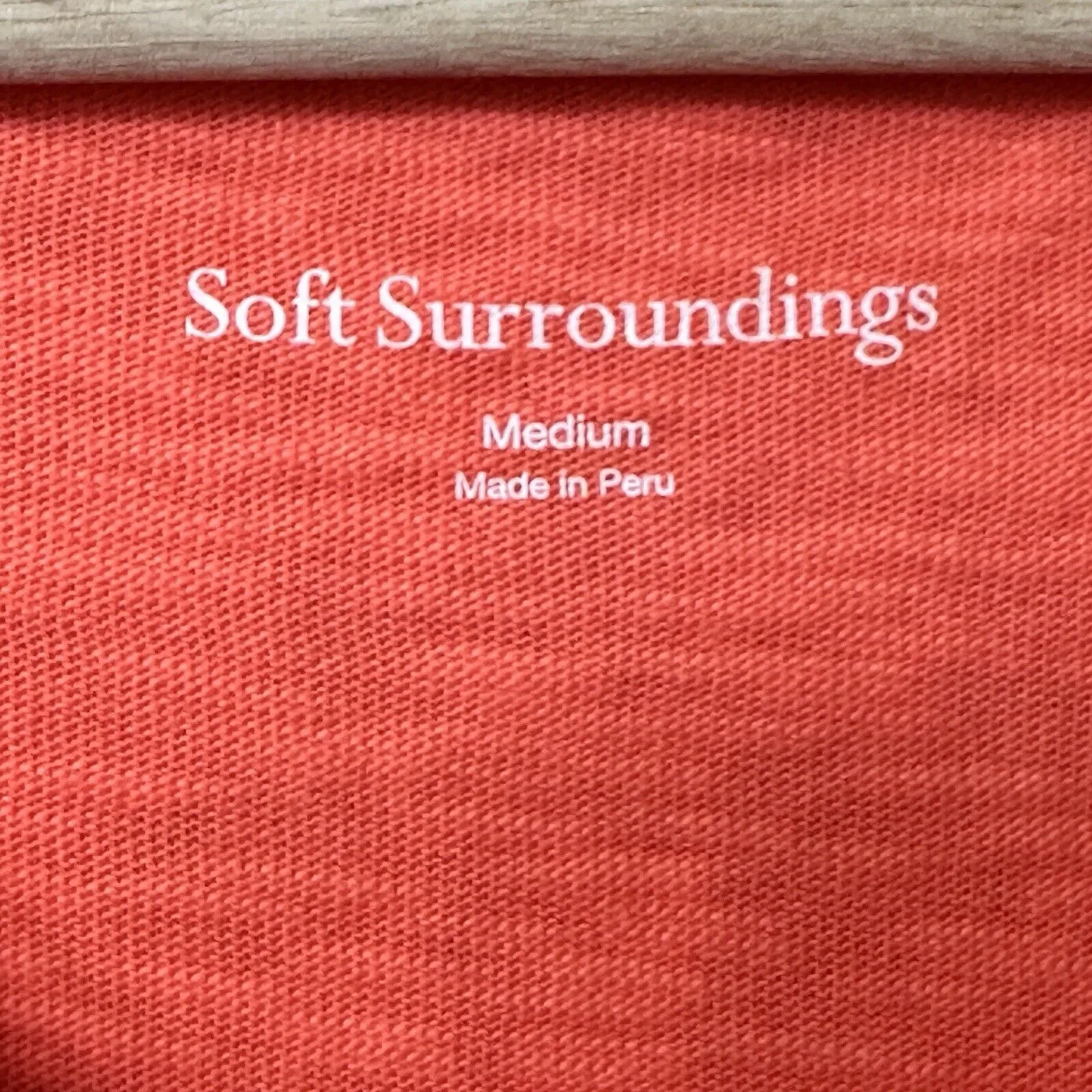 Soft Surroundings Marchesa Cotton short sleeves orange t-shirt Dress M - Image 4