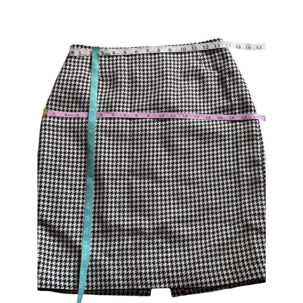 T Tahari Houndstooth skirt size 4 - Image 2