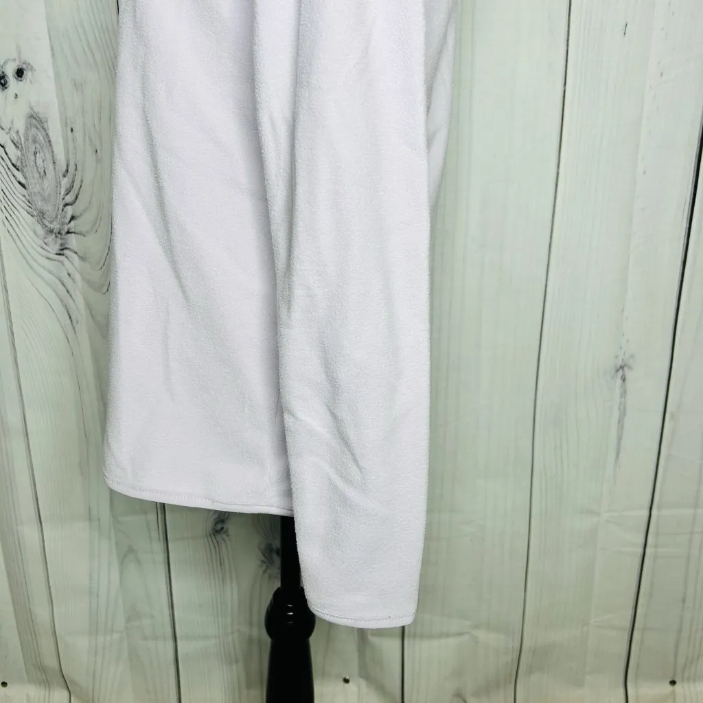 North Face Sweatshirt Womens Sz S Light Purple Fleece 1/4 Zip Pullover Outdoor - Image 6