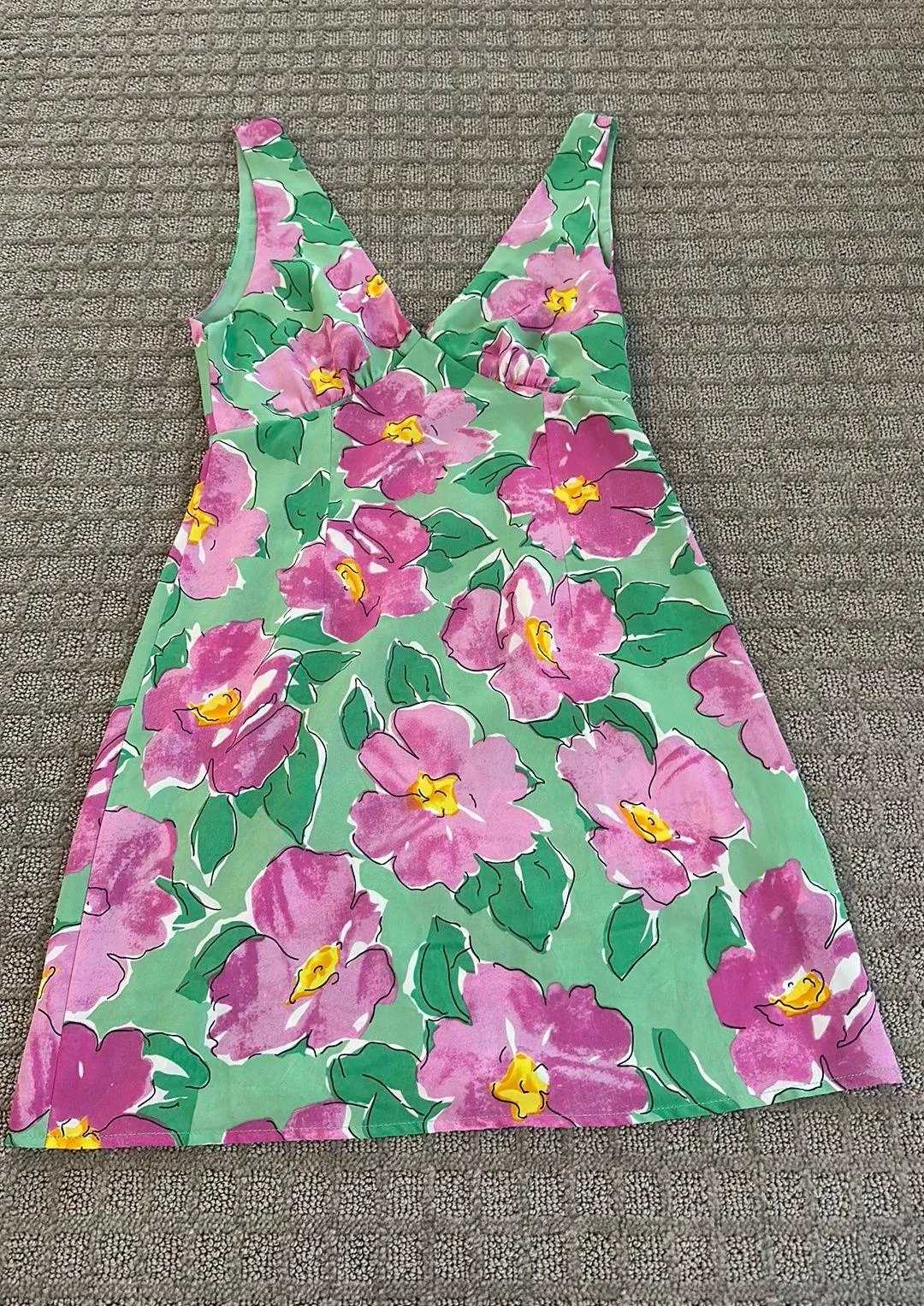 Flower Mini Dress - Image 2