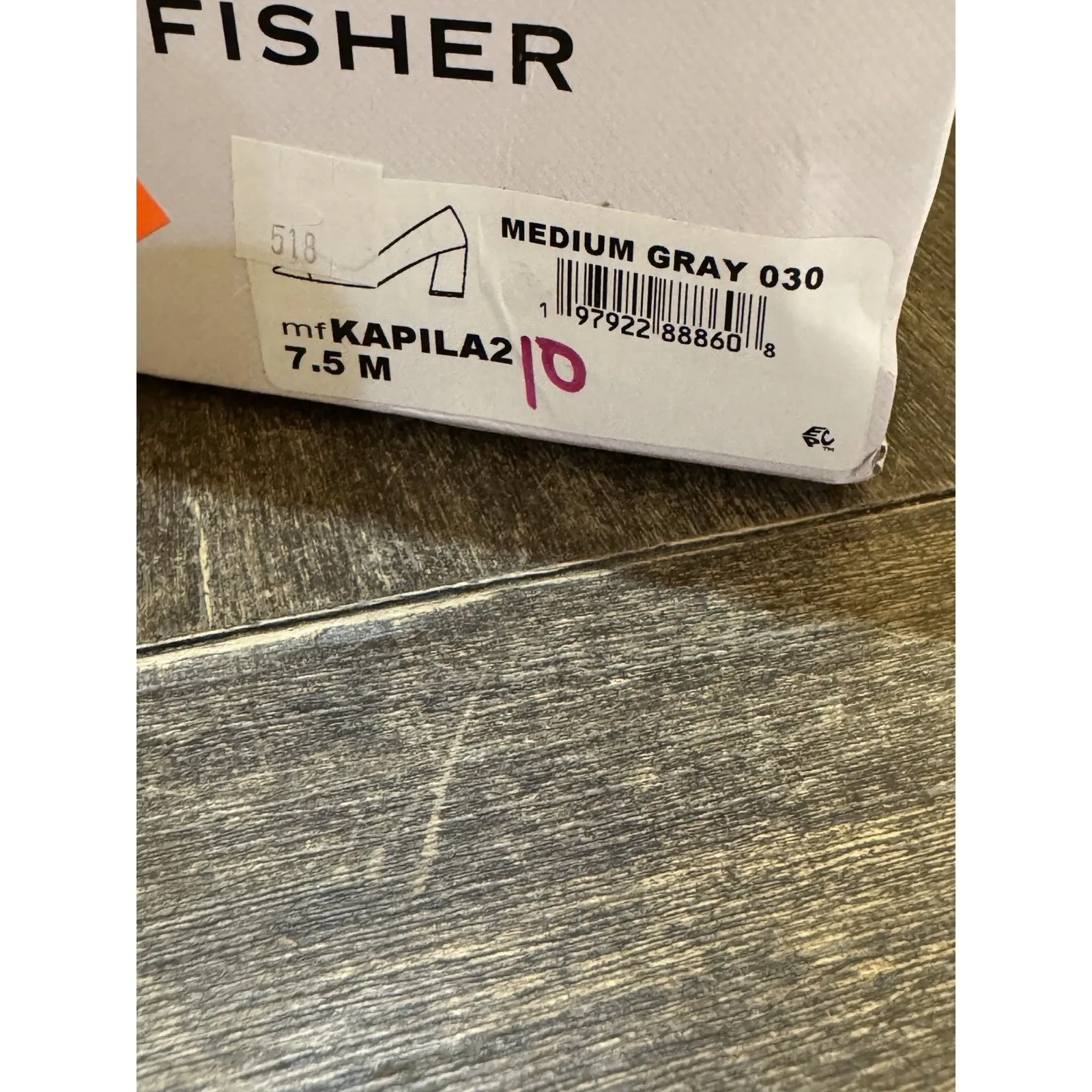 Woman's Dress Shoes Marc Fisher Kapila2 Pump Medium Gray Size 7.5 Academia‎ - Image 8