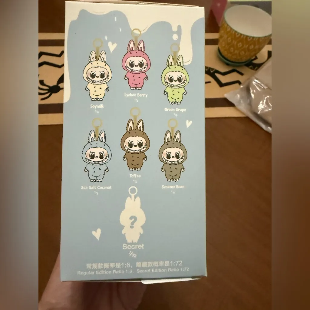 POP MART LABUBU The Monsters Exciting Macaron Vinyl Plush Green Grape Confirmed - Image 6