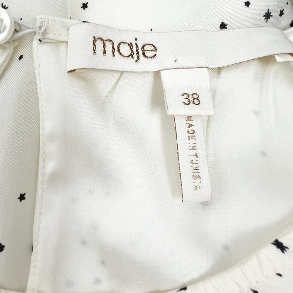 Maje Reto Asymmetrical Long Sleeved Dress Size 38 FR / 6 US Small - Image 5