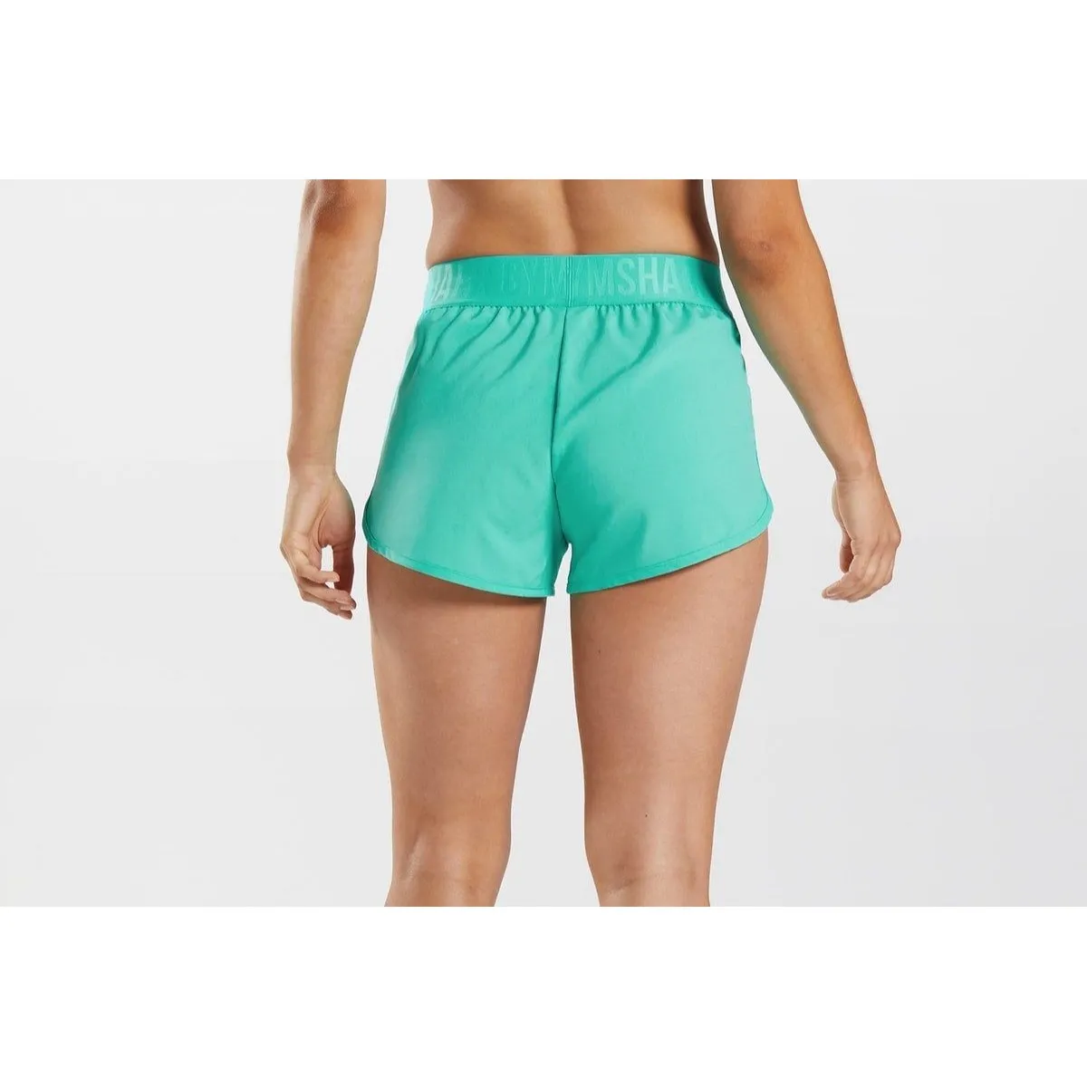 Gymshark  Training Shorts Aqua Blue Size Medium - Image 2