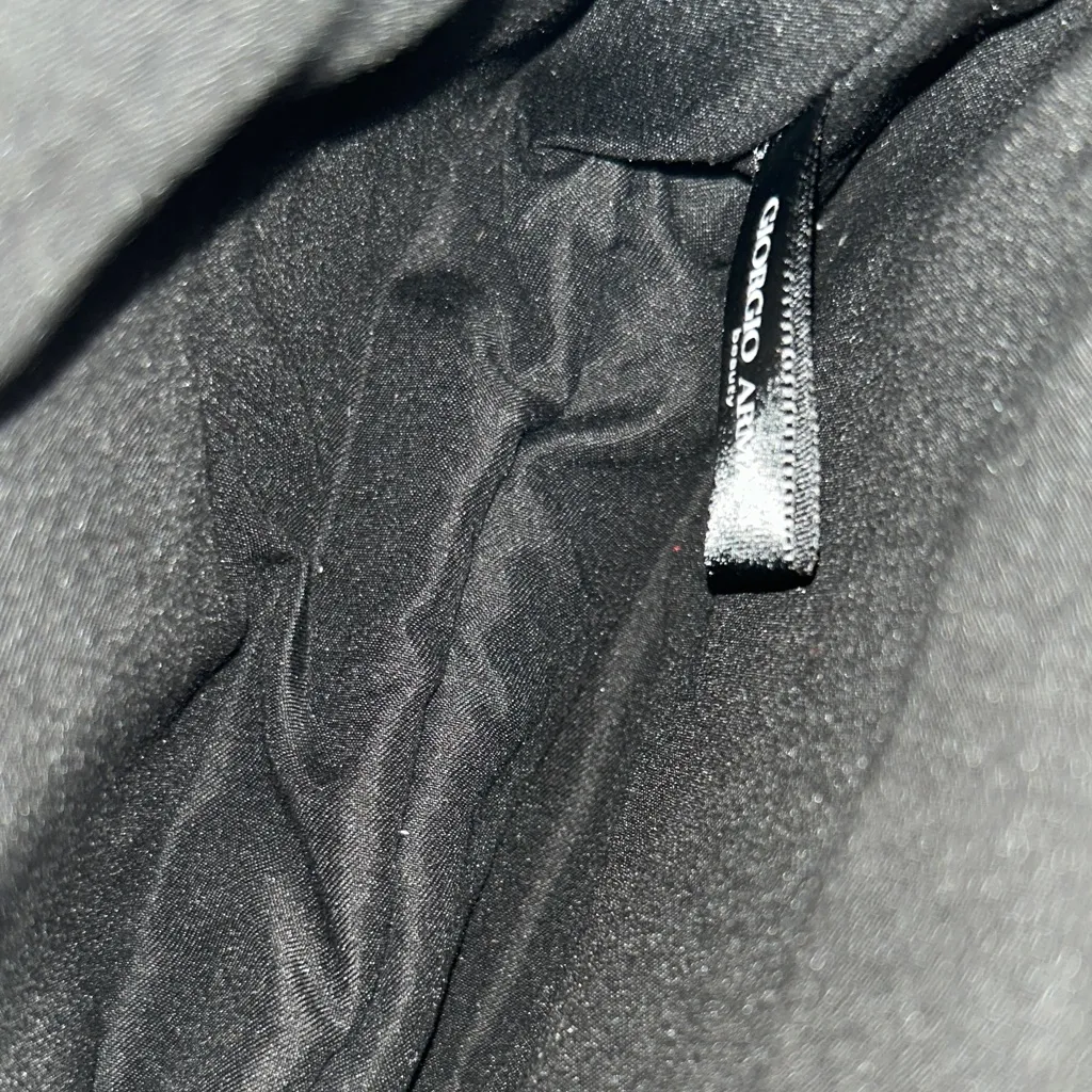 Giorgio Armani Black Sparkle Clutch Bag - Image 6