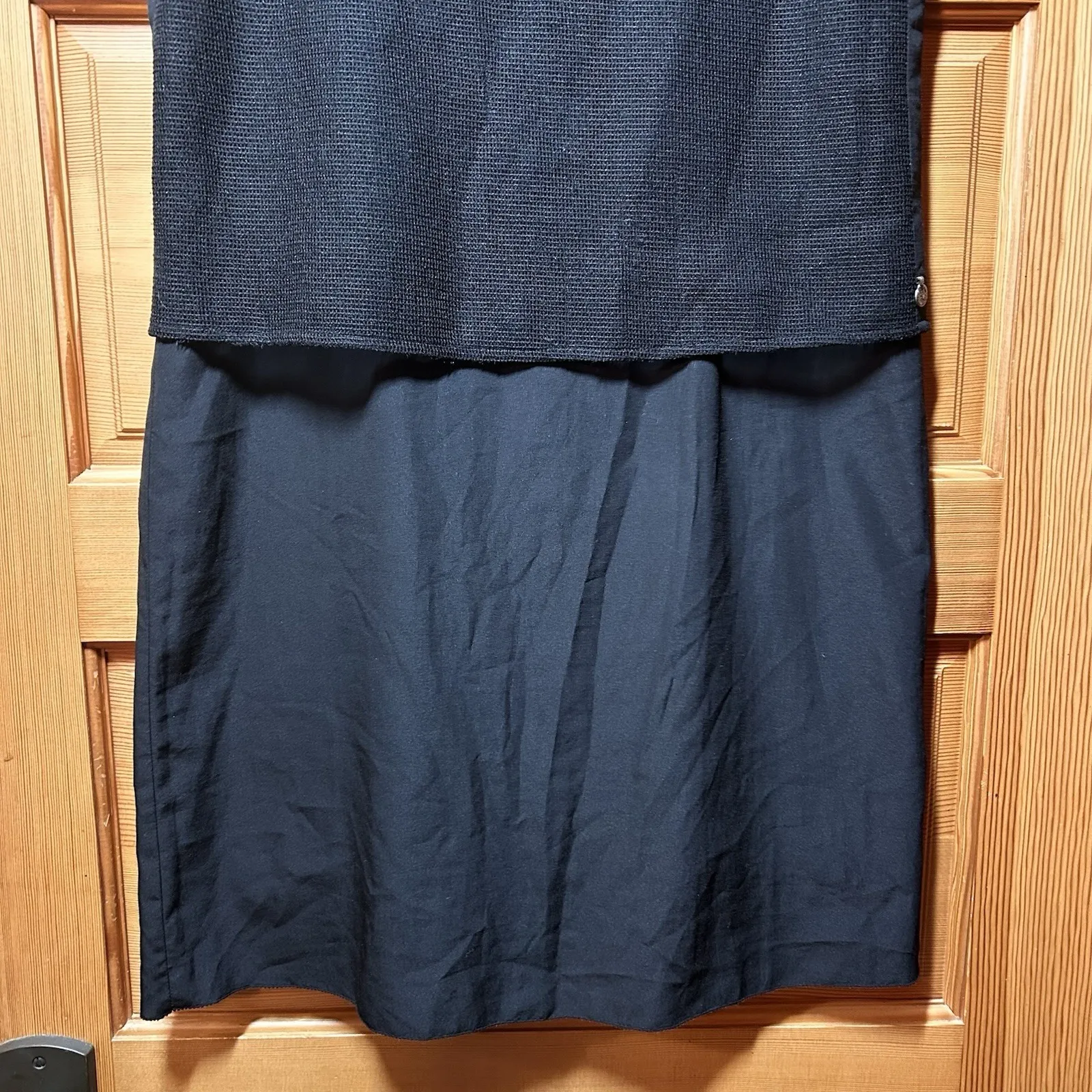 Maison Scotch Women's Black Mesh Sleeveless Shift Dress Size Small Emo Punk Goth - Image 4