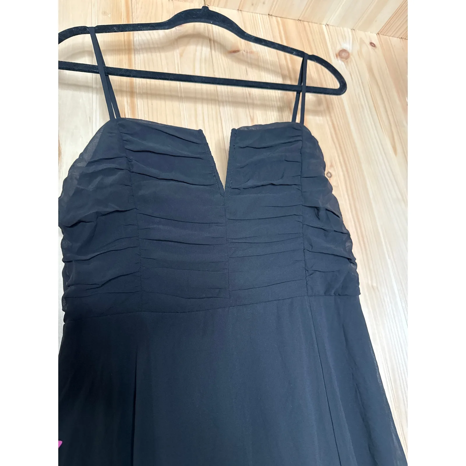 NWT Lulus Sweeney Black Sleeveless Maxi Dress Wedding Formal Cocktail Sz L - Image 7