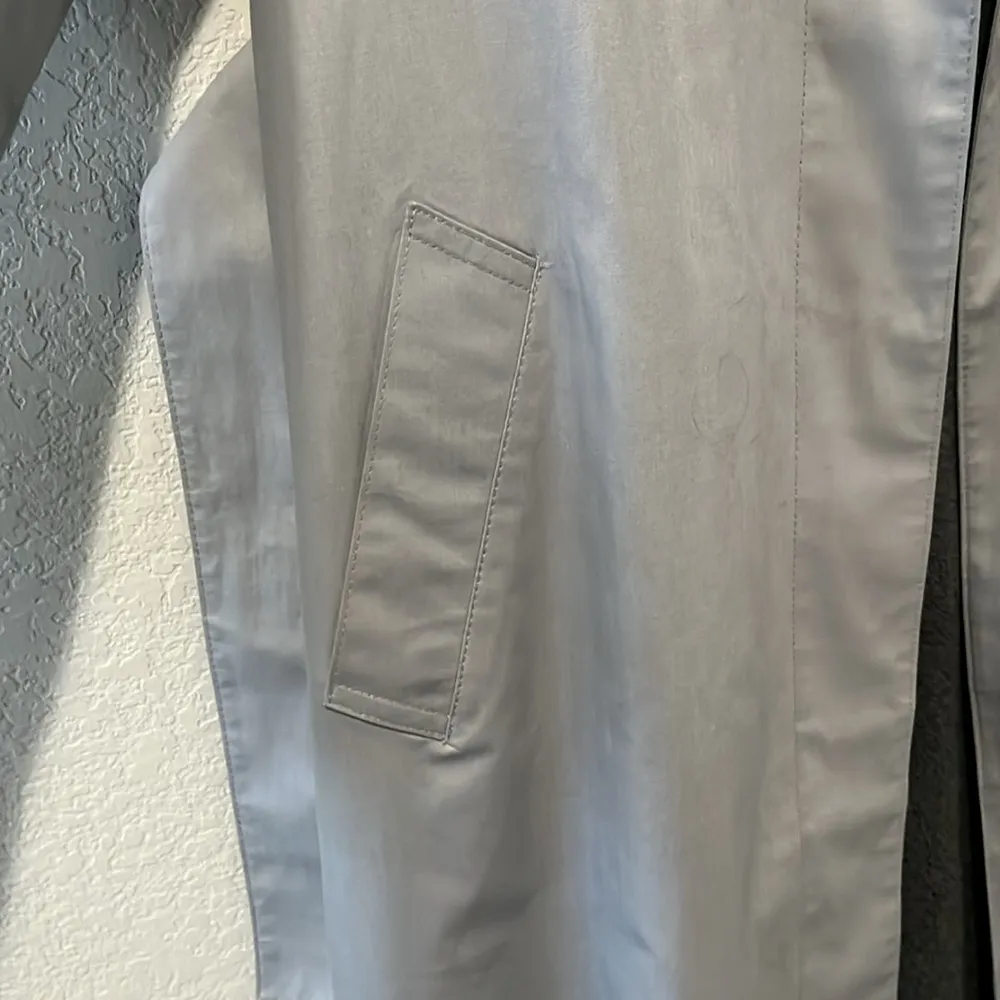 LONDON FOG Vintage 1970's Maincoats Weatherwear, Grey/Light Blue, Sz 10R - Image 4