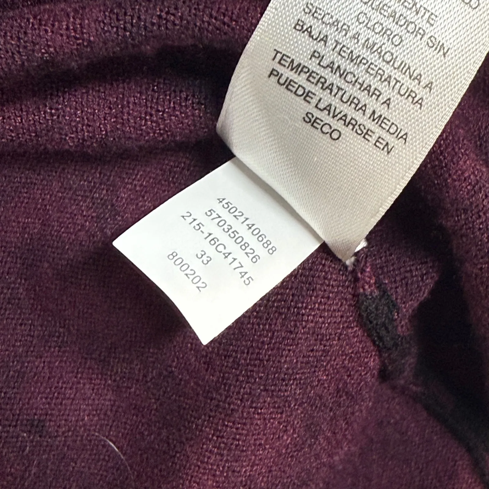 Chico's Mock Neck Pullover Sweater Abstract Print Long Sleeve‎ Top Size 1 US M - Image 7