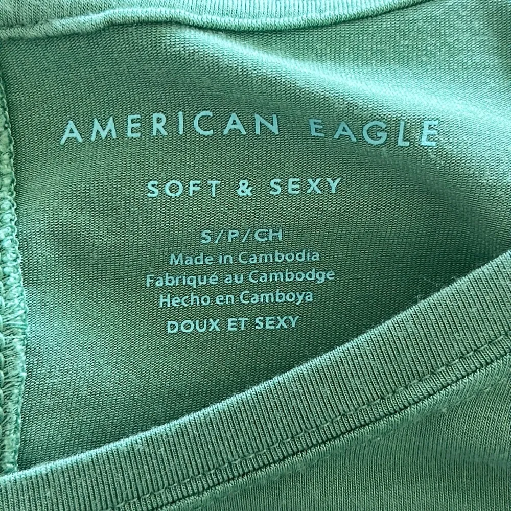 American Eagle: Fern Green Tee Shirt Soft & Sexy - Image 3