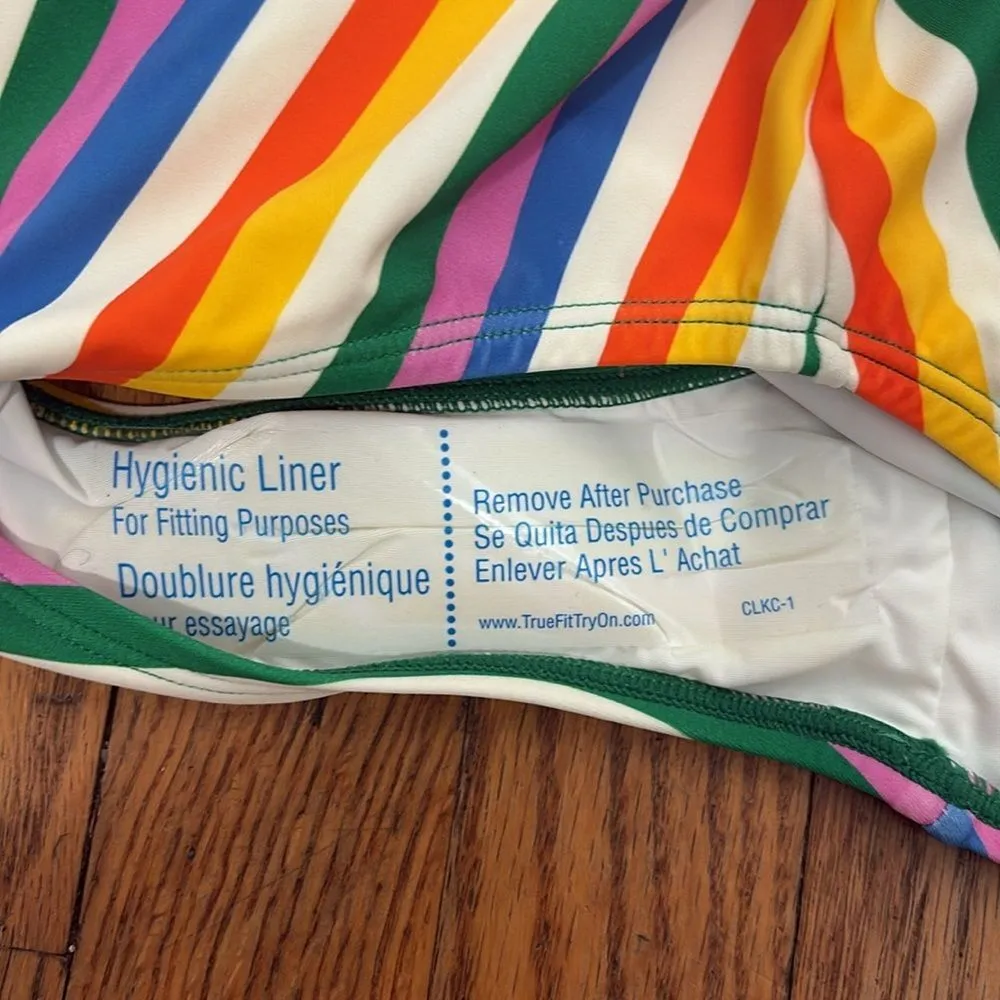 Andie‎ Amalfi One Piece Swimsuit Rainbow stripe size small NWOT - Image 8