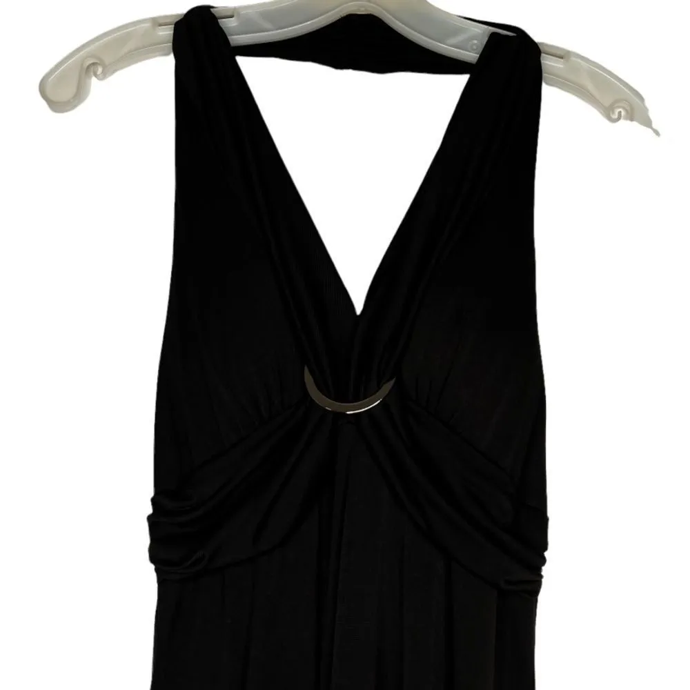 My Michelle Black Halter Dress - Image 2