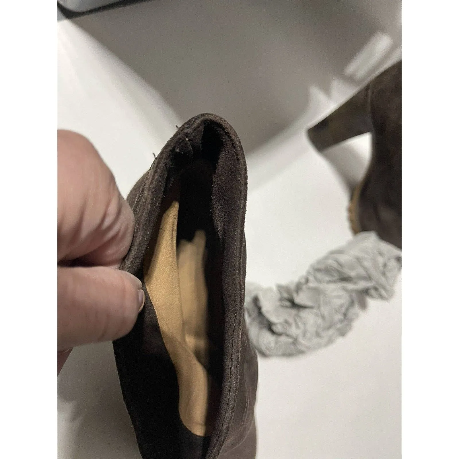 CHLOE Brown Suede‎ boots size 39 - Image 7