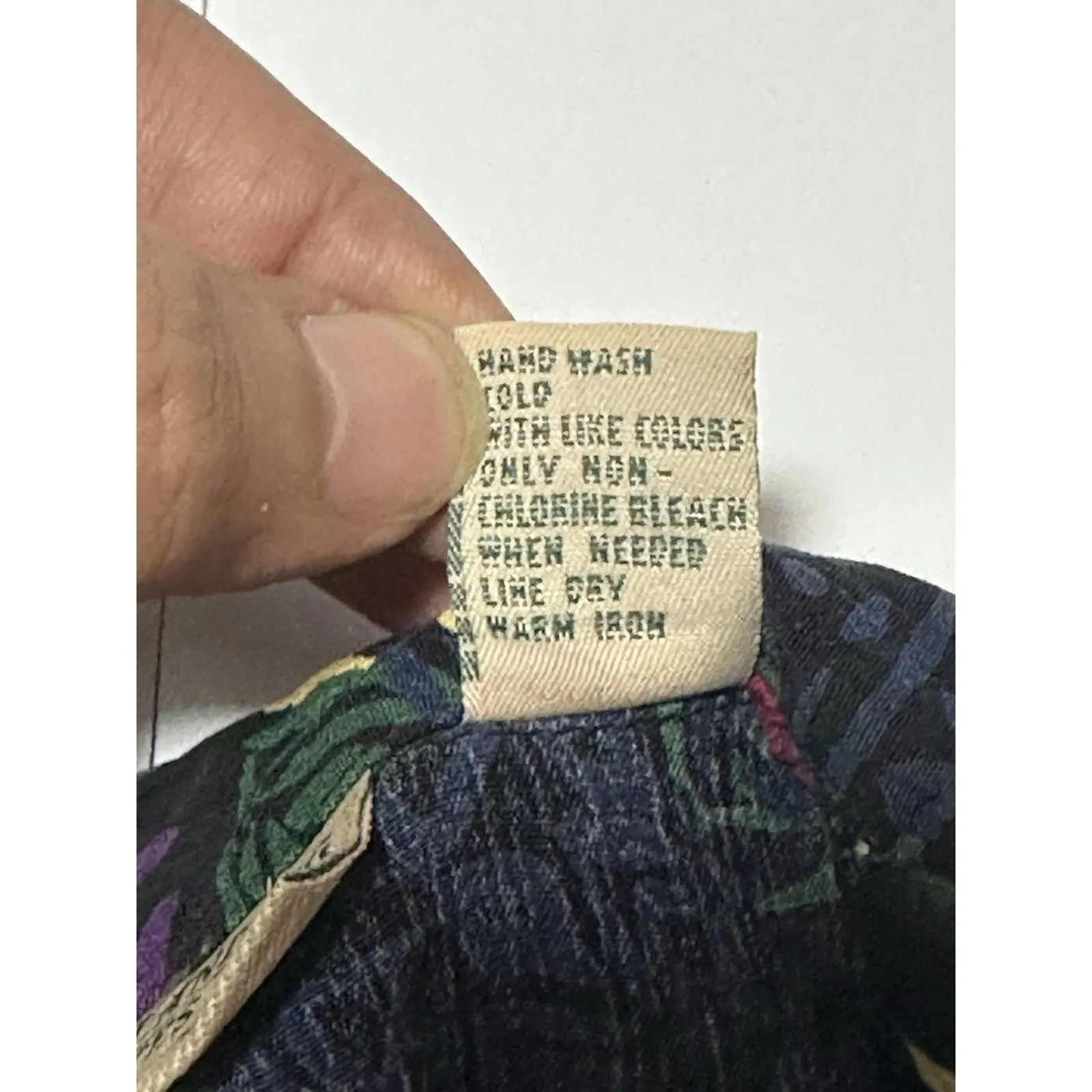 Marsh Landing Women's Blue Tropical Floral Hawaiian Shirt Size PS - Image 4