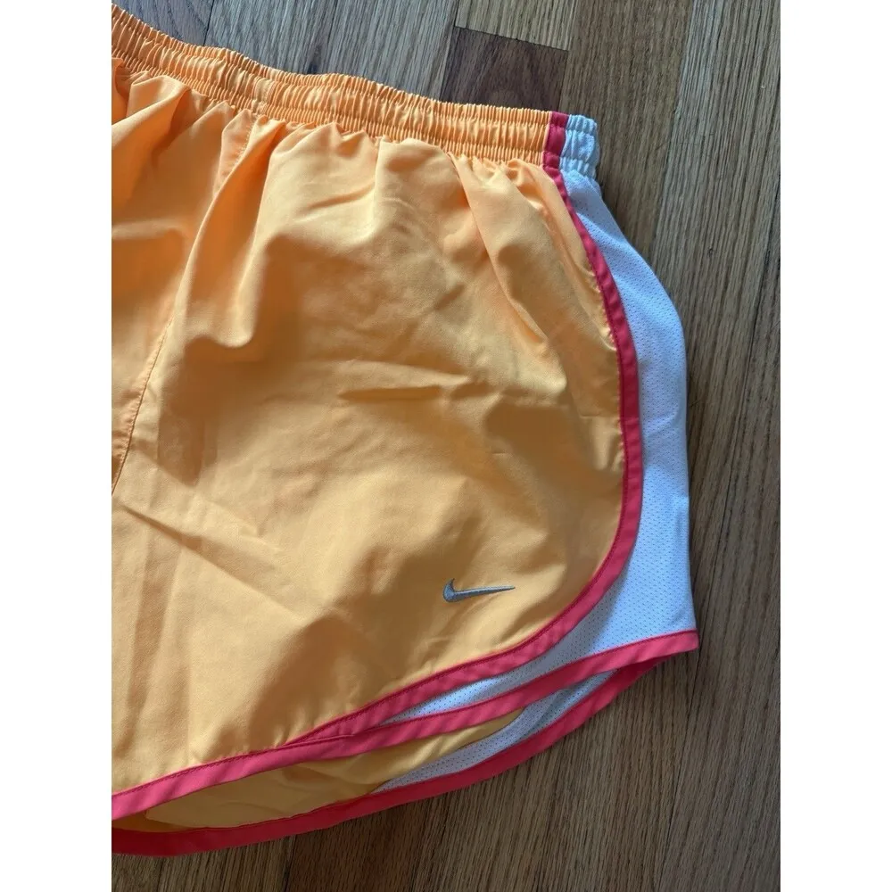 Nike Shorts Size S Tempo Neon Orange Dri-Fit 3” Running Athletic Workout - Image 3