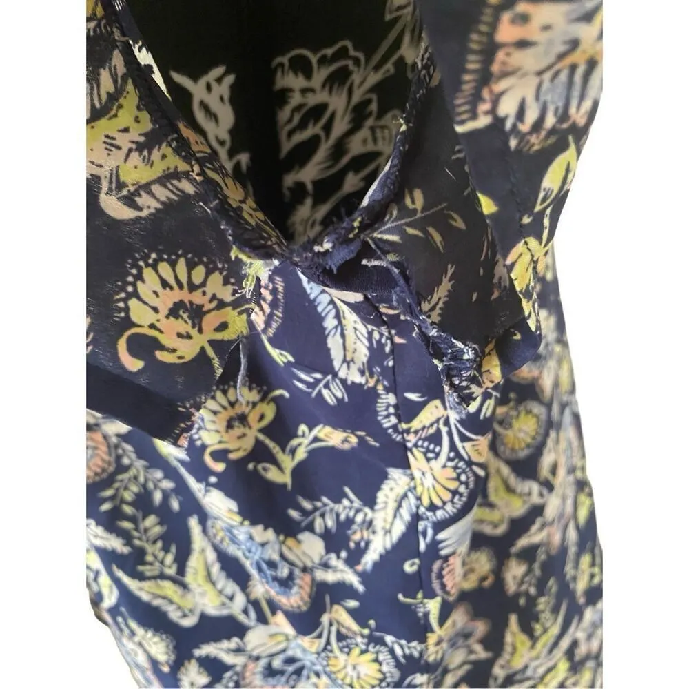 Faded Glory Floral Blouse Tropical Beach Hawaiian Vacation - Image 7