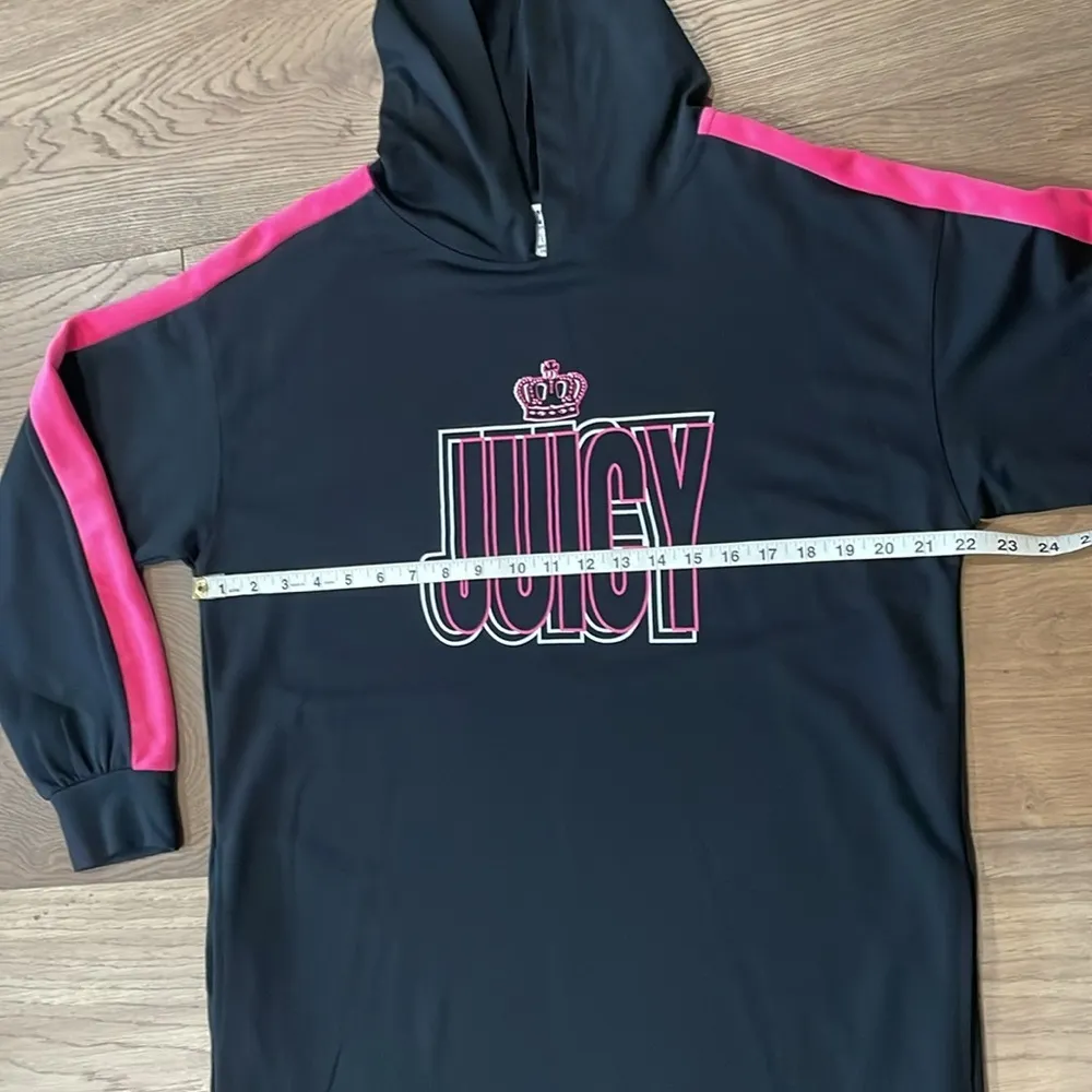 Juicy Women's Long Sleeve Sweatshirt Dress Big Logo By Juicy Couture Size Large - Image 6