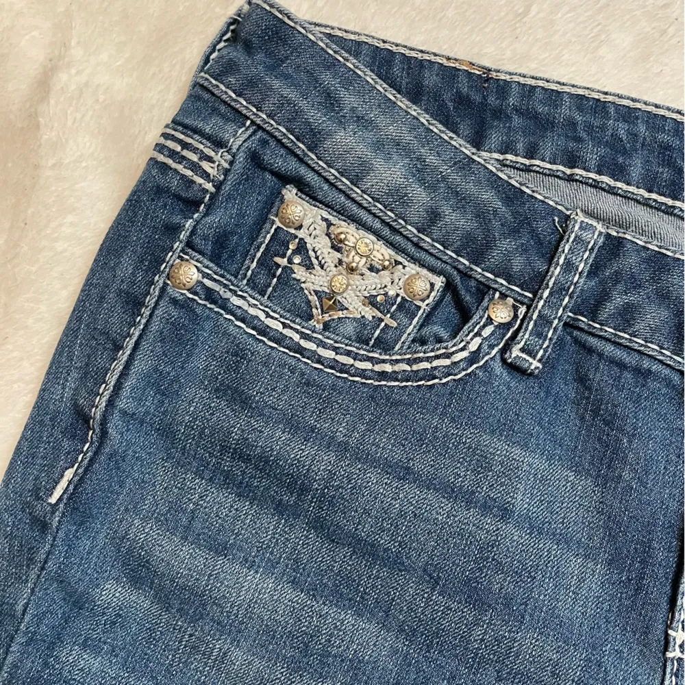Soundgirl jeans Capri embellished pocket sz 5 - Image 4