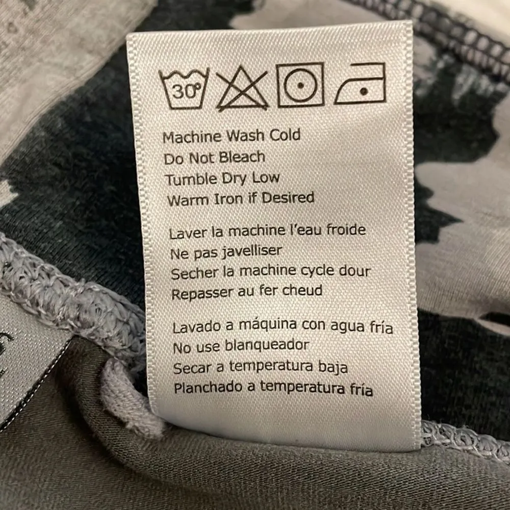 Tasc Performance Nola Cropped Grey Brush Strokes Leggings Womens Size XS - Image 12