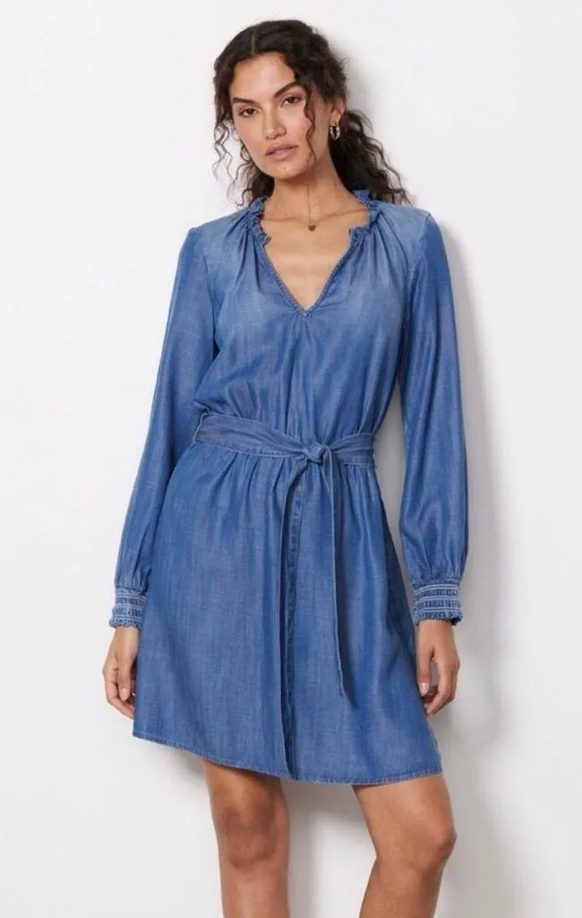 Cloth & Stone Long Sleeve Denim Dress - Image 2