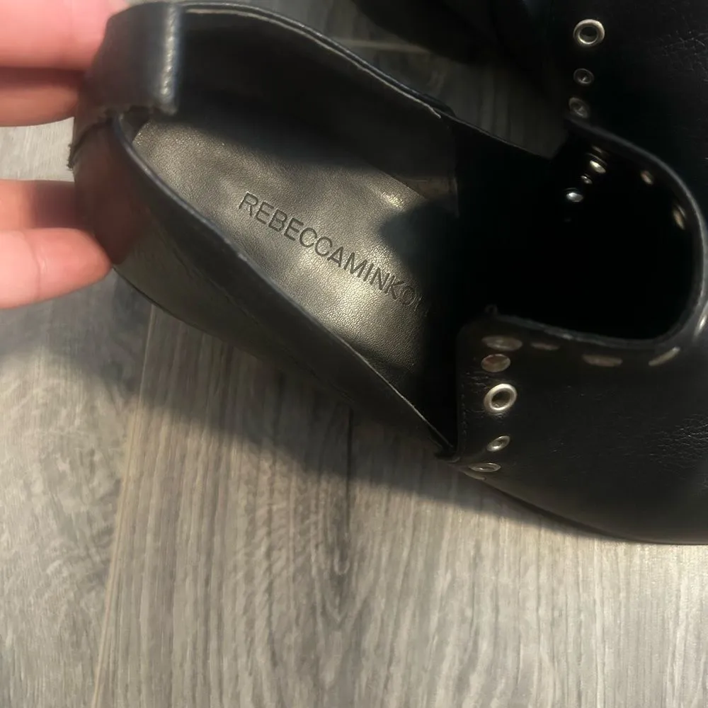 Rebecca Minkoff Black Leather Boots - Image 2