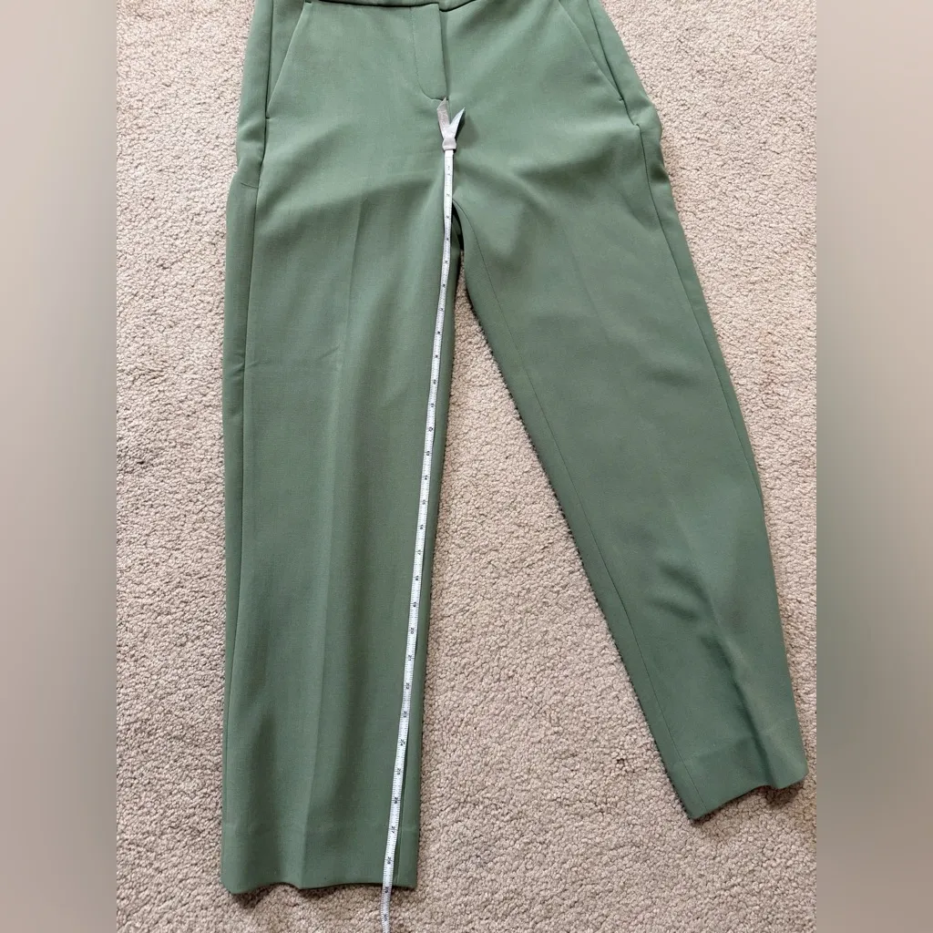 NWT J. Crew Kate straight leg pant in four season stretch, olive green - Image 9