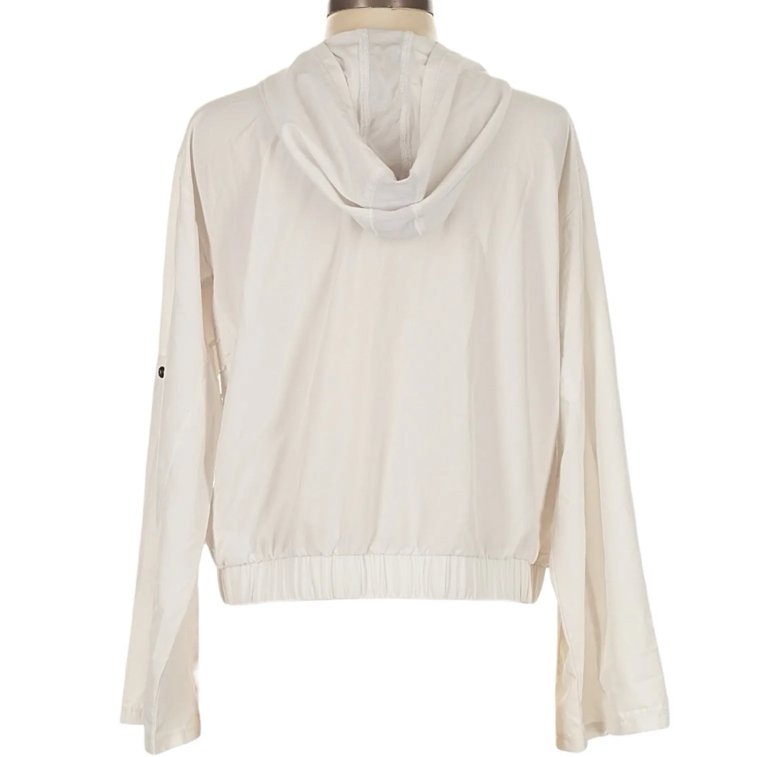 Lucky in Love White Windbreaker Jacket Lightweight Athletic Tennis Golf S/M - Image 4