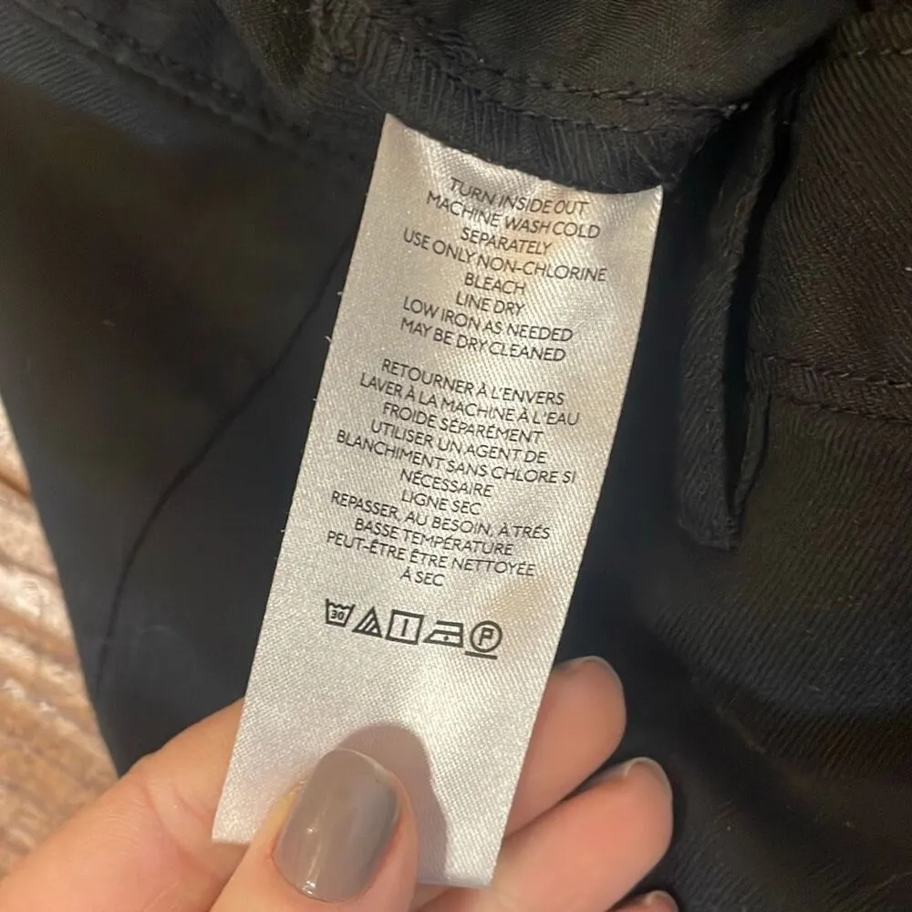 Urban Outfitters black high rise seam front flared pant 0 - Image 5