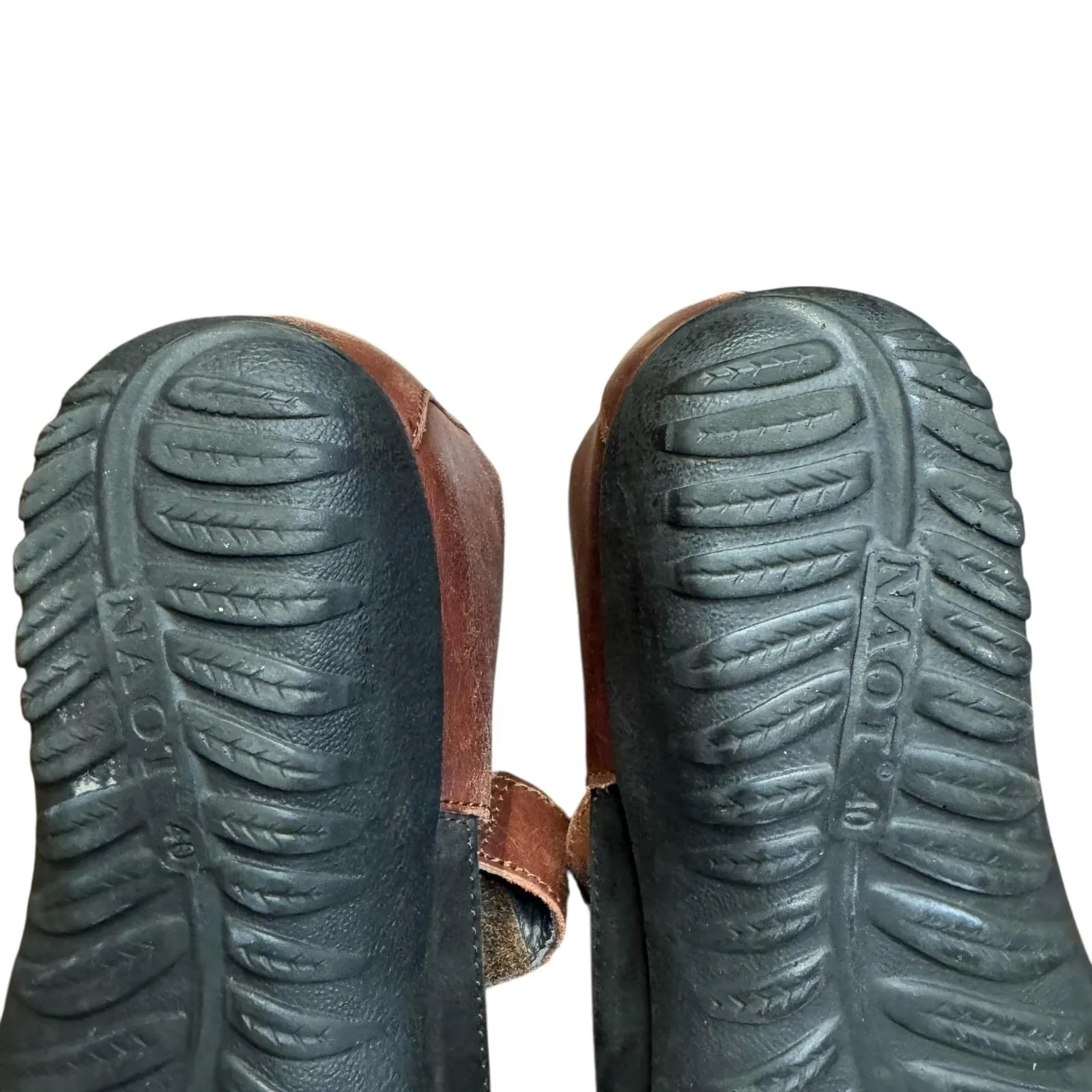 Naot Sandals Shoes Womens Size 9 Black Brown Leather Strappy Comfort EU 40 - Image 11