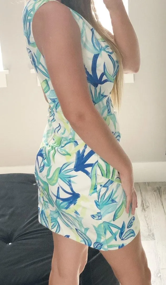 Sabo Skirt Deep Plunging Dress - Image 2