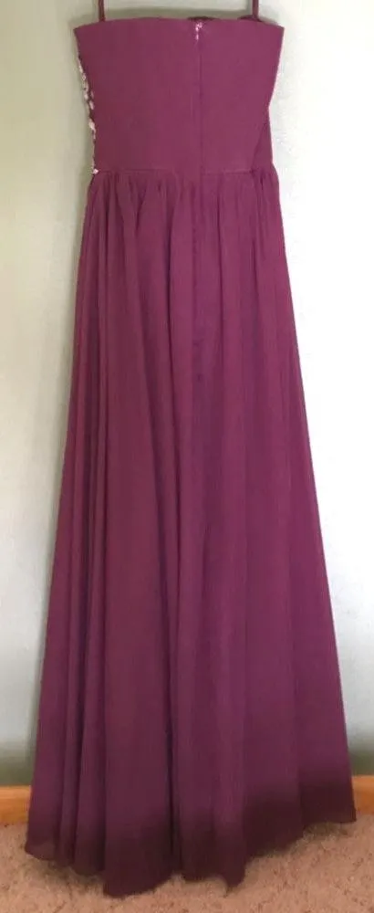 ‼️Maroon Formal Dress‼️ Purple Size 2 - Image 4