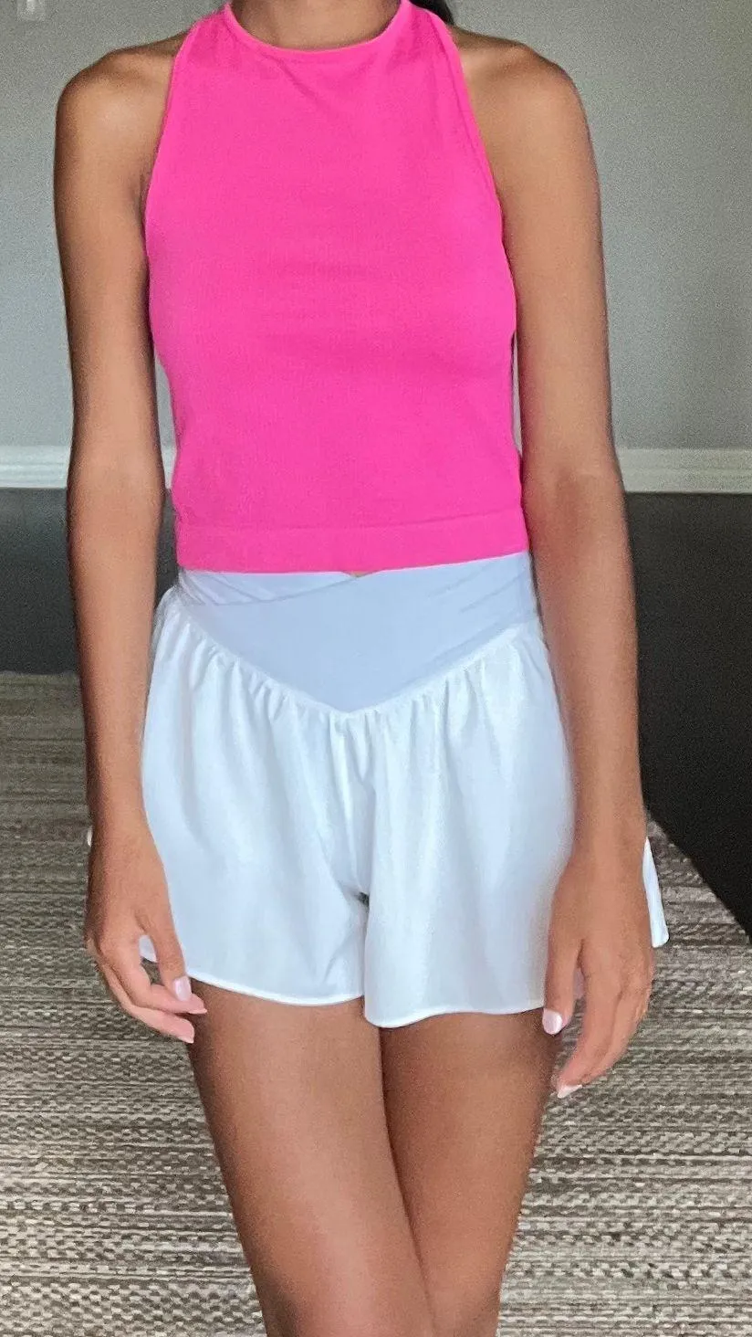 Hot Pink Workout Tank - Image 2