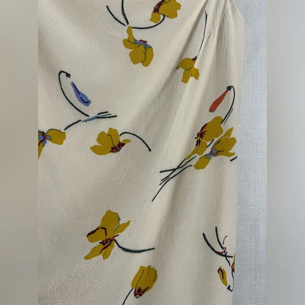 Anthropologie Capulet Floral Print Cream Camisole Top Small - Image 8