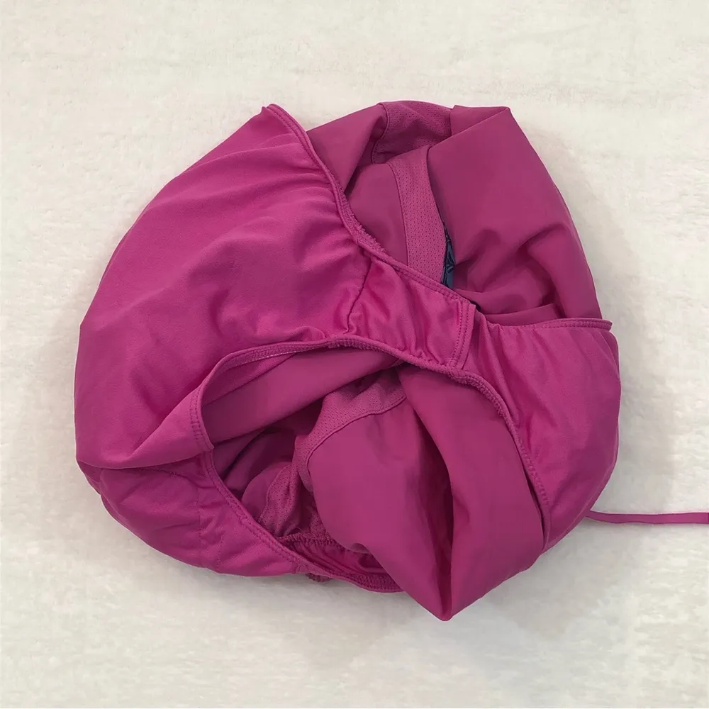 Dri Fit Pink & Blue Camo Outline Athletic Running Jogging Shorts Womens M - Image 7