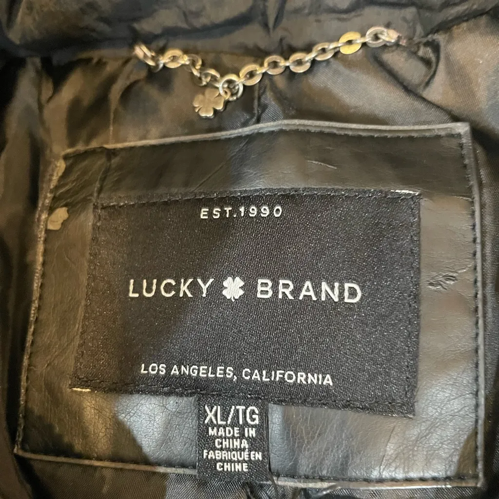 Lucky Brand Black Puffer Jacket - Image 2