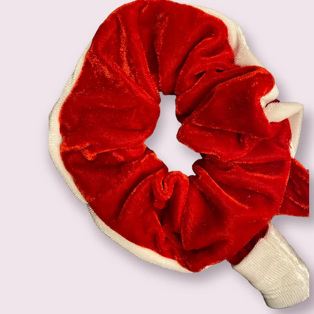 Santa Christmas Hair Scrunchie - Image 2