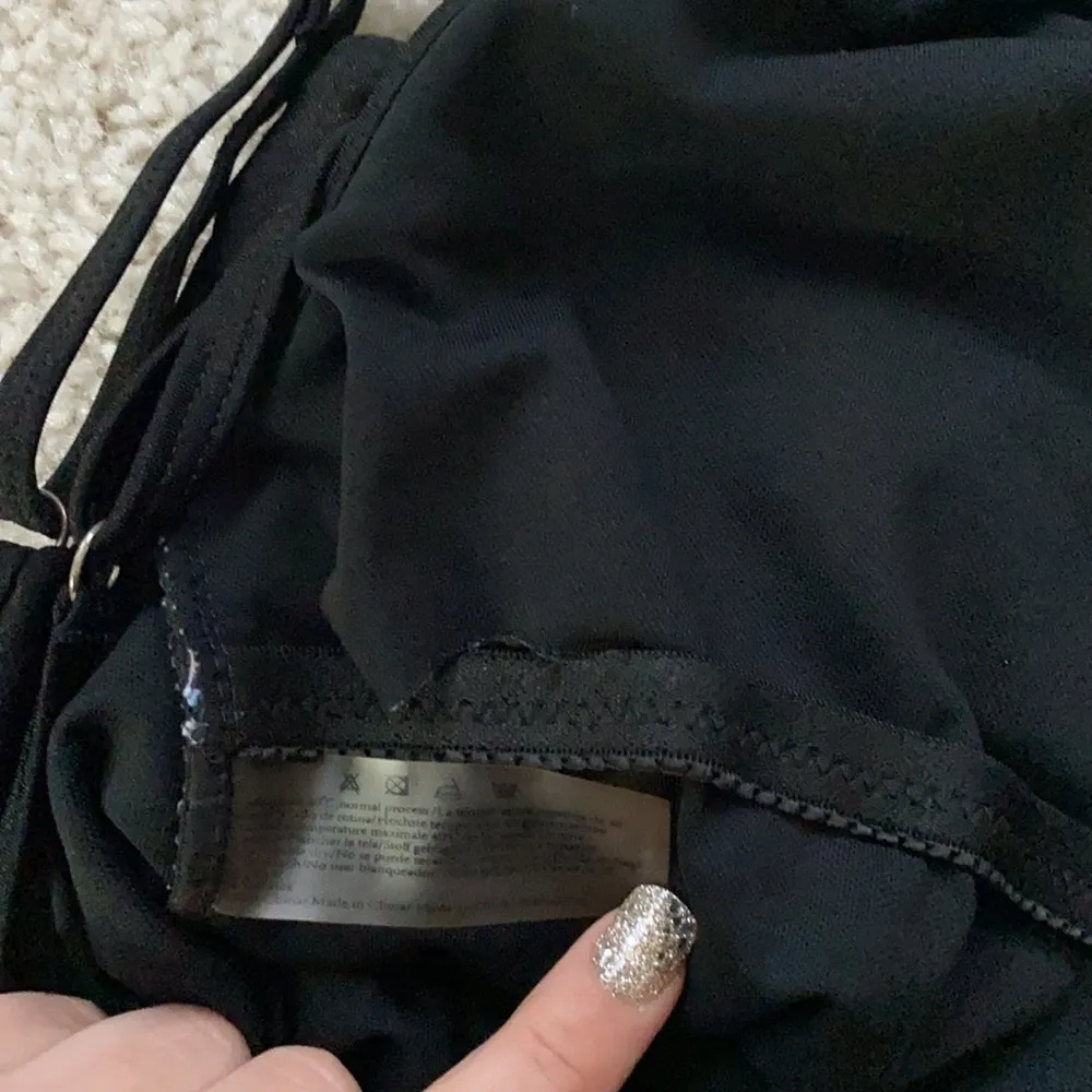 Black strappy timeless classic one piece swimsuit - Image 4