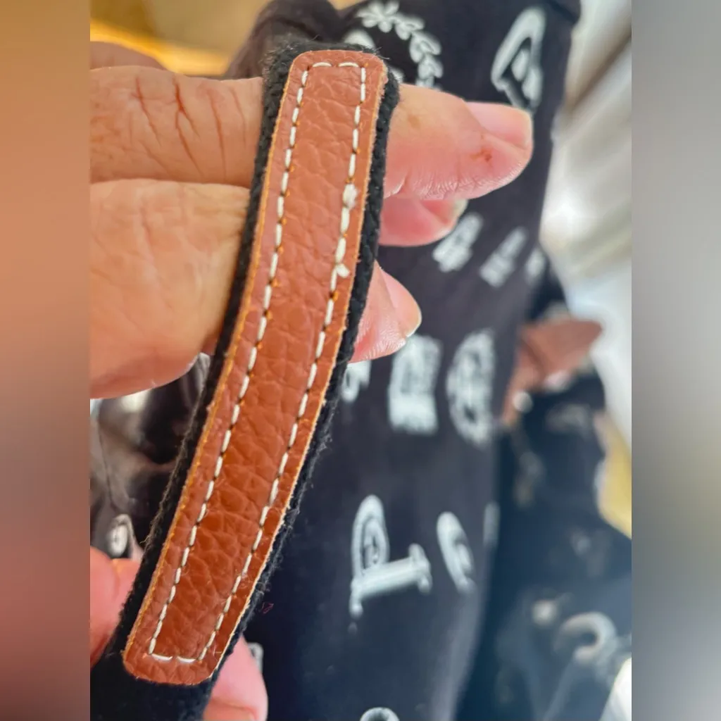 Pink Victoria’s Secret Canvas Black Monogram Backpack - Image 9