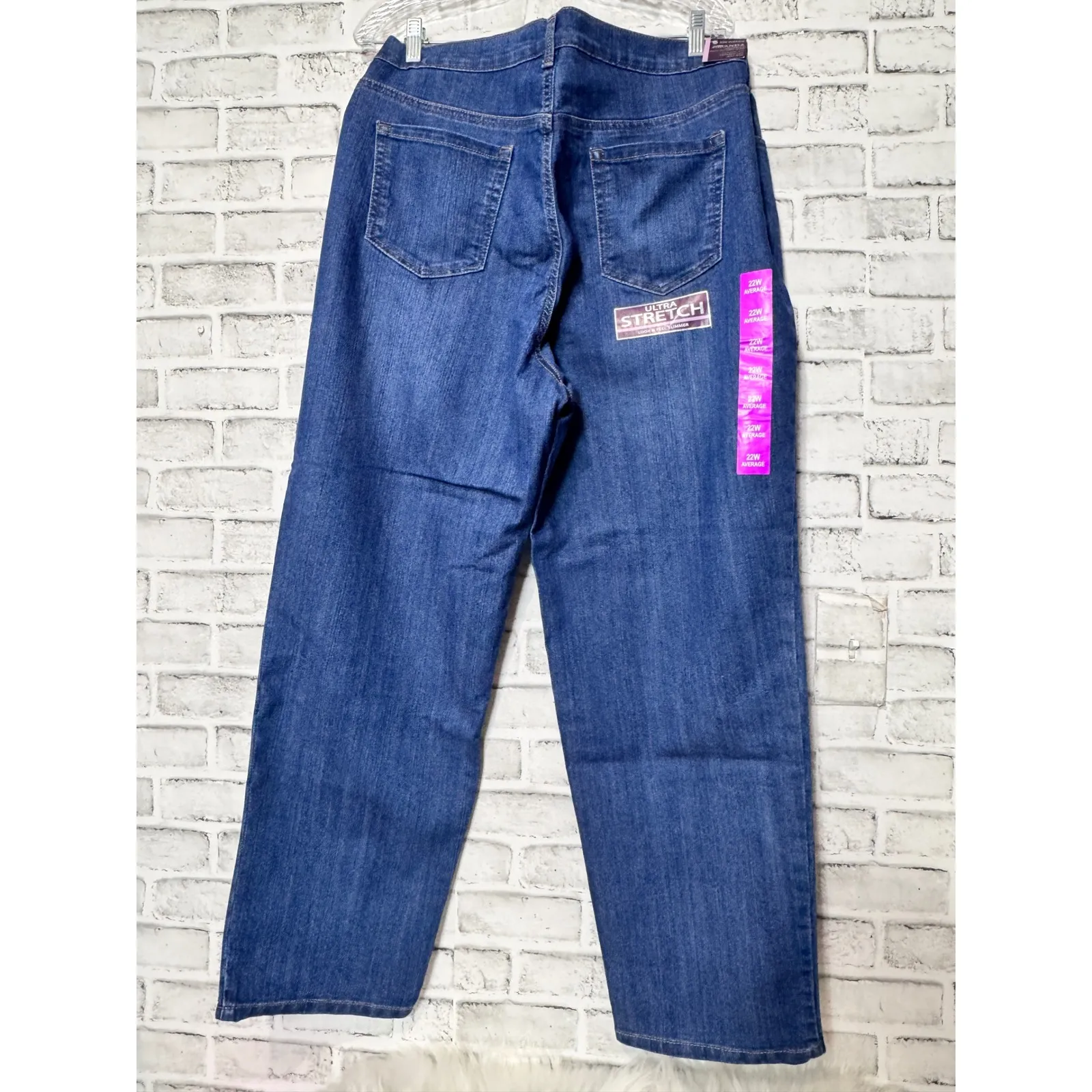 Gloria Vanderbilt Amanda Jeans Women 22W Avg Classic Mid Rise Ultra Stretch - Image 4